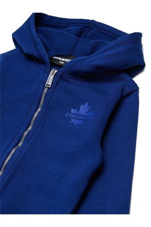 felpa in cotone blu DSQUARED KIDS | DQ2863D0AC6DQ865